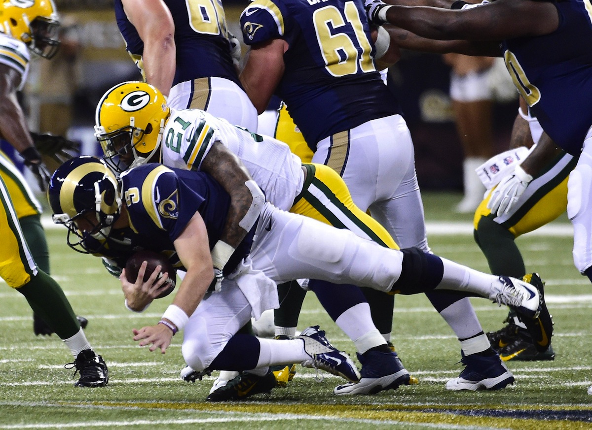 Green Bay Packers safety Ha Ha Clinton-Dix by Scott Rovak—USA Today Sports.
