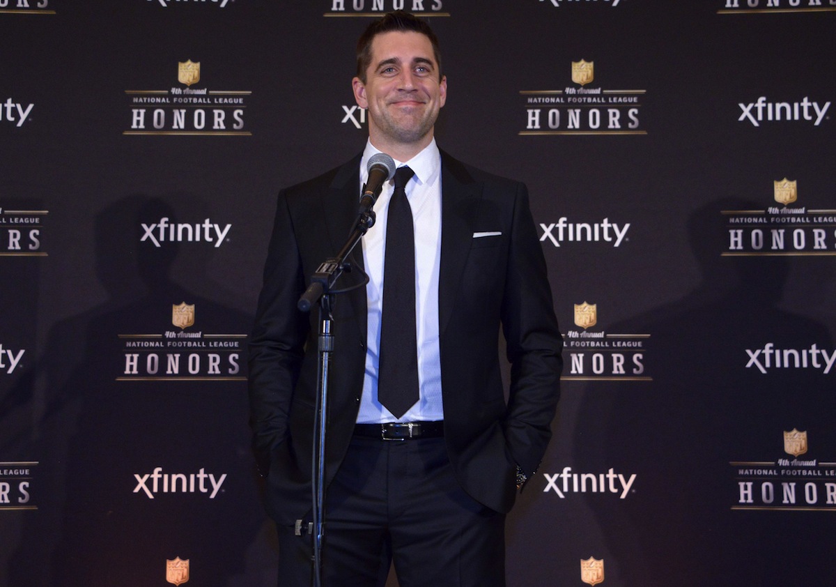 Green Bay Packers quarterback Aaron Rodgers—Kirby Lee, USA TODAY Sports.