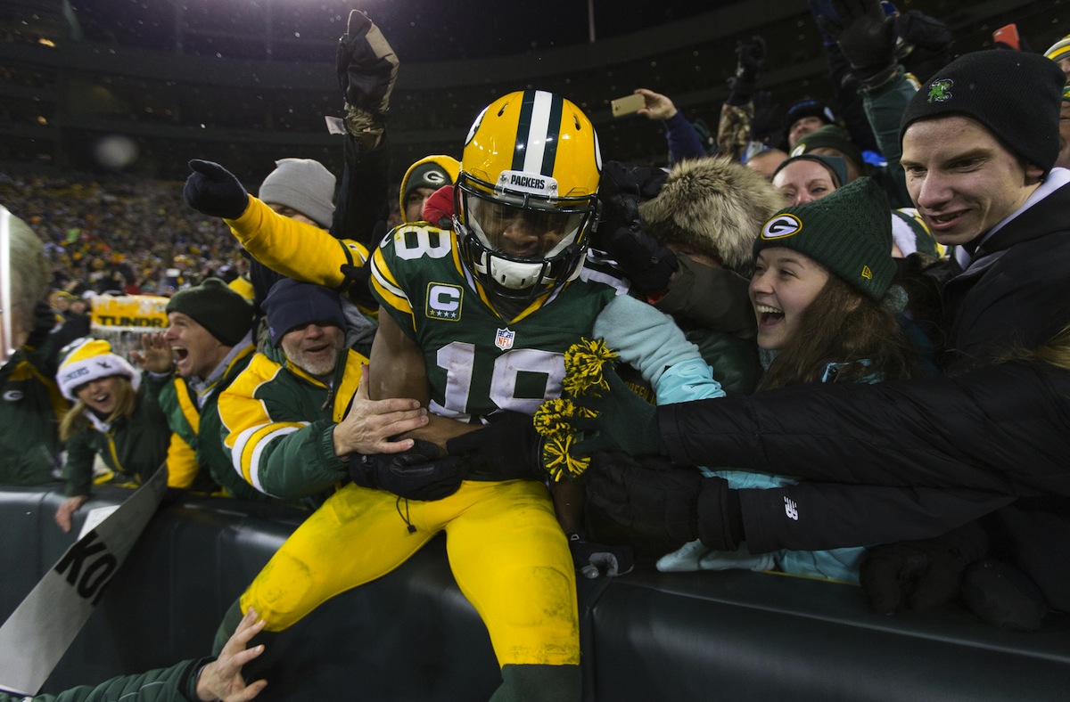 Green Bay Packers wide receiver Randall Cobb—Jeff Hanisch, USA TODAY Sports.